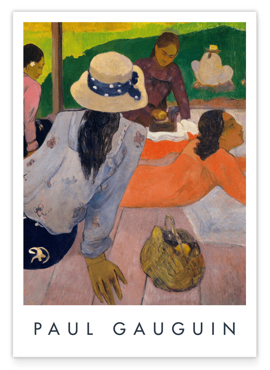 Paul Gauguin - Museum-Poster Die Siesta