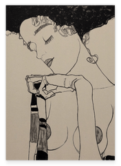 Egon Schiele - Portrait von Gerti Schiele