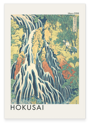 Katsushika Hokusai - Museum-Poster Kirifuri-Wasserfall am Kurokami-Berg in Shimotsuke