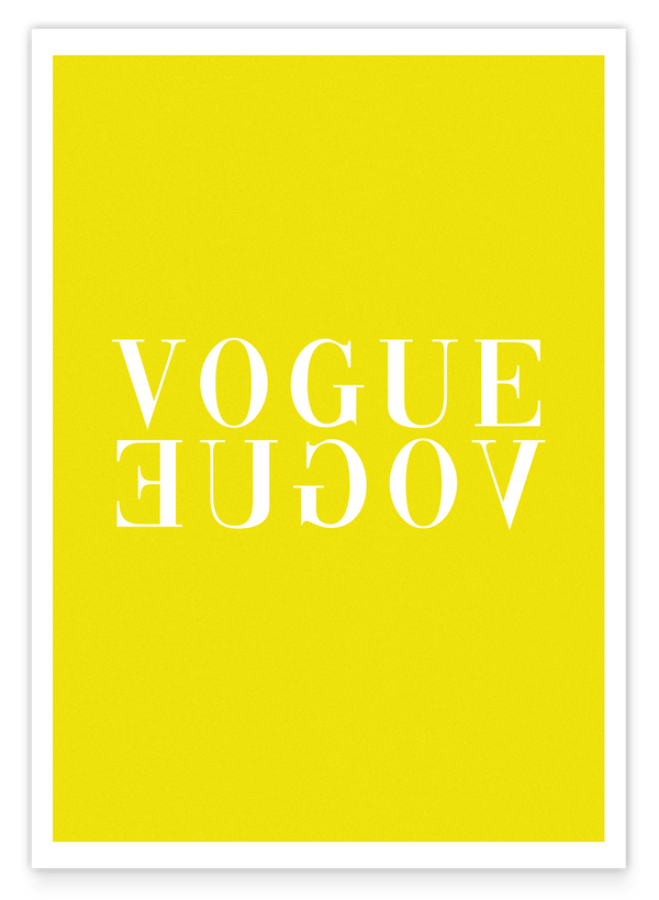 Vogue - Mode - Gelb