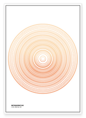 Retrospektive - No. 001 - Kreise in Orange