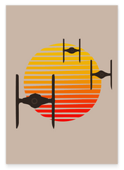 Star Wars Illustration - Sunset