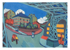 Ernst Ludwig Kirchner - Eisenbahnüberführung Löbtauer Straße in Dresden