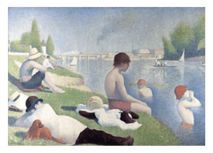 Georges Seurat - Badende in Asnierès (Baigneurs à Asnierès)