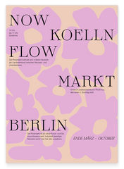 Flowmarkt in Berlin Neukölln mit Blumen-Muster