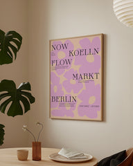 After Hover: Flowmarkt in Berlin Neukölln mit Blumen-Muster
