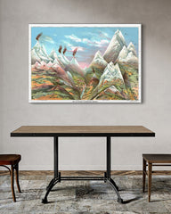 After Hover: Berglandschaft "View of nature in ascending regions"