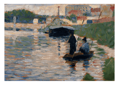 Georges Seurat - Blick von der Seine