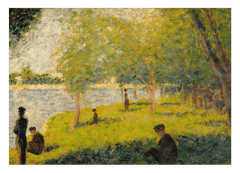 Georges Seurat - Studie für "Ein Sonntag an der Grande Jatte"