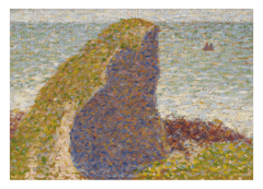 Georges Seurat - Studie für "Le Bec du Hoc, Grandcamp"