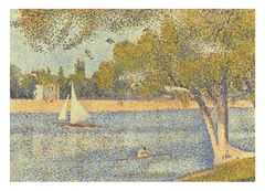 Georges Seurat - Die Seine an der Grand Jatte, Frühling