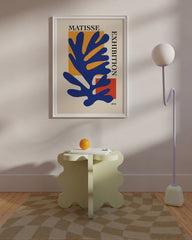 After Hover: Blaues Korallenblatt von Matisse inspiriert