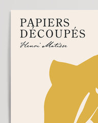 After Hover: Tanzende Frau in Gelb - Matisse modern interpretiert