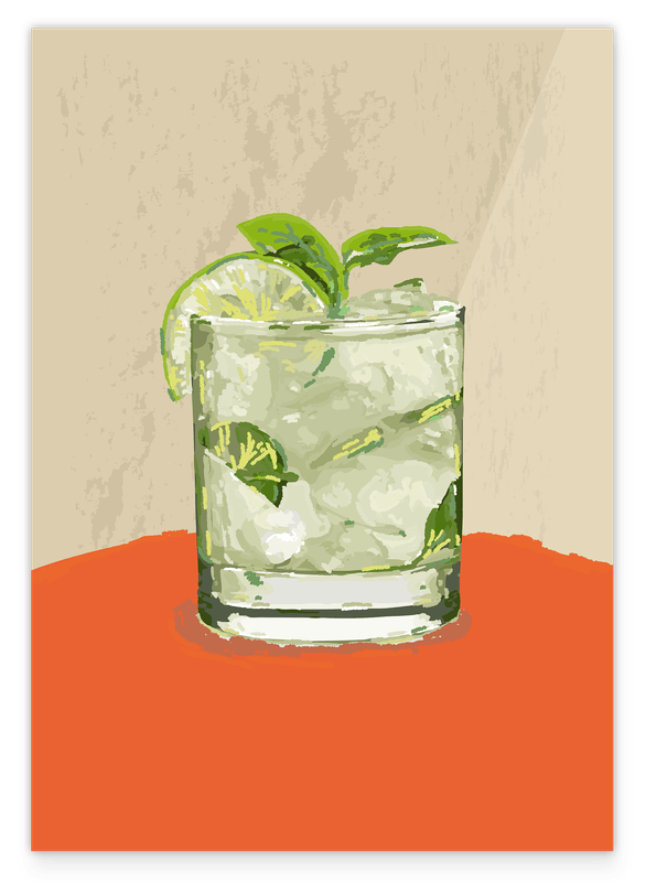 Mojito mit Limette & Minze