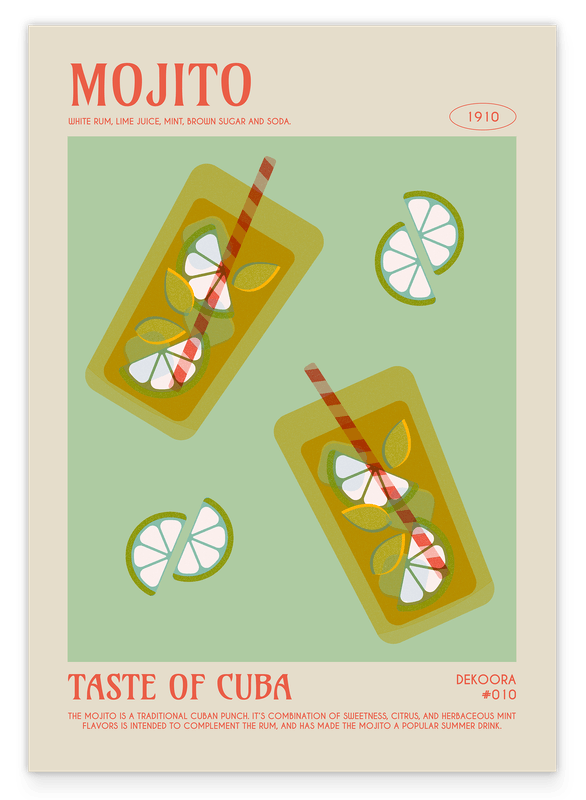 Mojito Cocktail mit Limetten - The Taste of Cuba