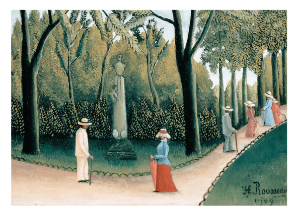 Henri Rousseau - Die Luxemburg Gärten - Shopin-Monument