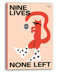 Disco Katze "Nine Lifes, none left"