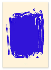 Blue Art No. 1 - Abstrakte Zeichnung