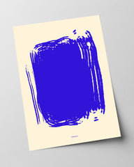 Blue Art No. 1 - Abstrakte Zeichnung