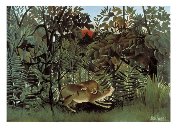 Henri Rousseau - Hungriger Löwe