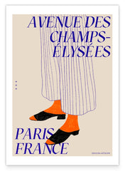 Ein Hauch Paris - Mode Illustration "Avenue des Champs Élysées"