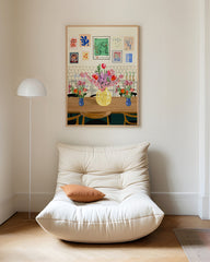 After Hover: Have a seat - Blumensträuße im Esszimmer