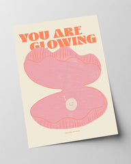 You are glowing - Selbstliebe Illustration