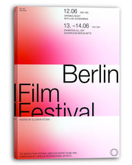 Berlin Film Festival - Exhibition Invitation in Pink