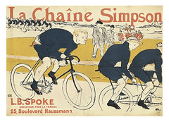 Henri de Toulouse-Lautrec - Plakat La chaine simpson