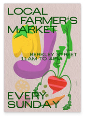 Fresh Veggies - Local farmer's Market on Sundays