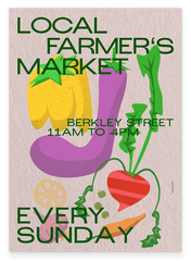 Fresh Veggies - Local farmer's Market on Sundays