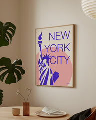 After Hover: New York's Lady Liberty - Illustration mit Freiheitsstatue