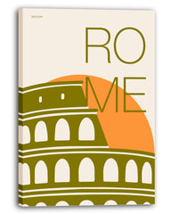 Rom Städte Illustration - Visit the Kolosseum