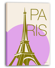 Paris Souvenir - Moderne Illustration mit Eiffelturm