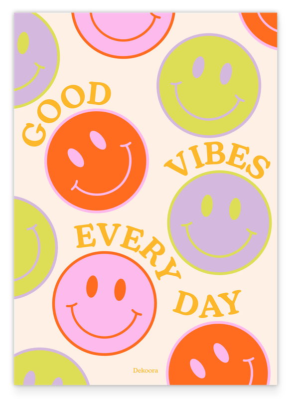 Good vibes every day - Positivity Smileys