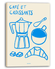 Café et Croissants - Französisches Frühstück