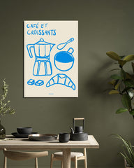 After Hover: Café et Croissants - Französisches Frühstück