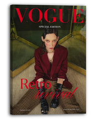 Vogue Retro Revival - Burgundy aesthetic