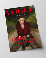 Vogue Retro Revival - Burgundy aesthetic