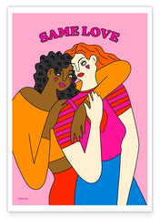 Same Love - Girls Pride Art