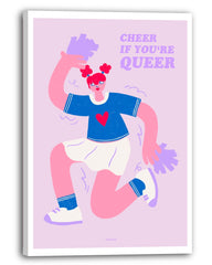 Cheer if you're Queer - Mit Pompoms