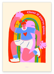 Cheer if you're Queer - Mit Regenbogen