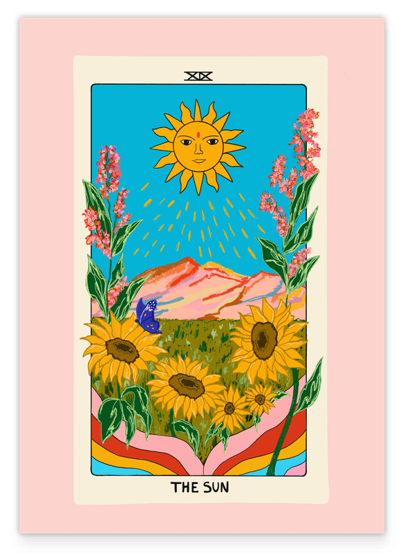 The Sun - Tarot inspiriert - Colourful Joy of Life