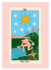 The Star - Tarot inspiriert - Harmonie am Fluss