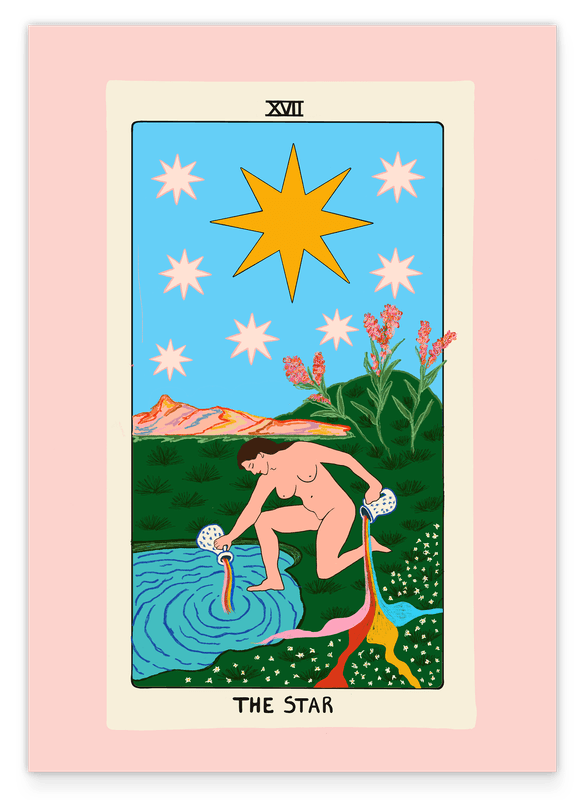 The Star - Tarot inspiriert - Harmonie am Fluss