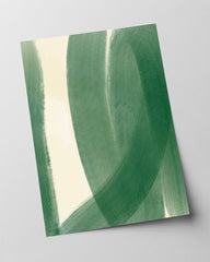 Quiet Green - Minimalistischer Kunstdruck