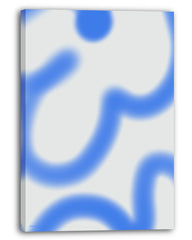 Blurry Blue - Abstrakter Kunstdruck