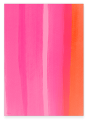 Brushstrokes in Pink und Orange - The Minimal Art