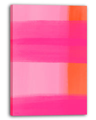 Art Match in Pink & Orange - Abstrakte Linien