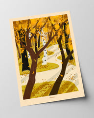 Waldspaziergang - Blätterwald im Herbst